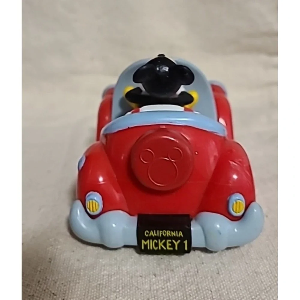 Disney Mickey Mouse Car Toy Vehicle Red California‎ Mickey 1 License Plate